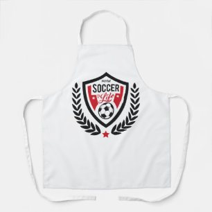Custom Monogram Soccer Logo Schort