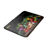 Custom Monogram Verse groenten Badmat (Gekanteld)