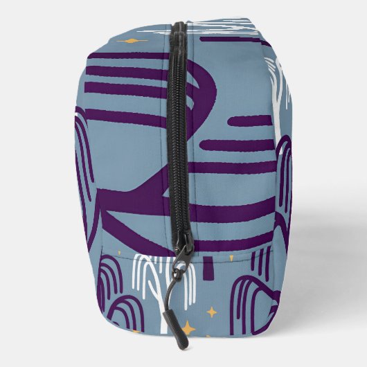 Custom Monogram Willow Tree Pattern Dopp Kit  Toilettasje (Rechts)