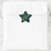 CUSTOM Monogramme original Étoile autocollant avec (Sac)