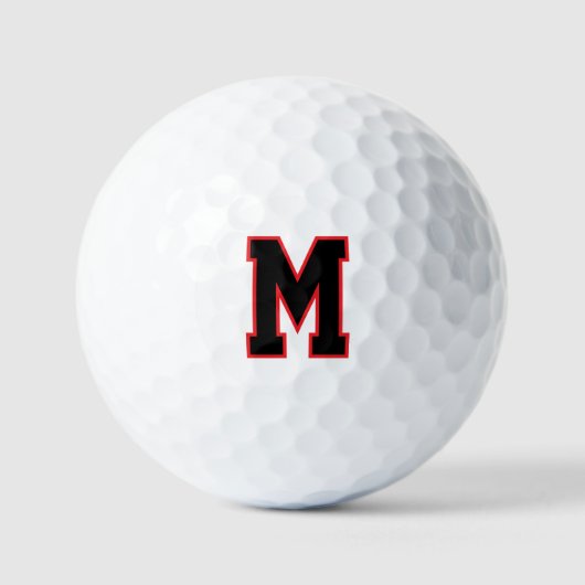 Custom Monogrammed Golfballen (Voorkant)