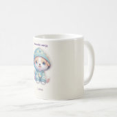 Custom Moon Child Energy Dog Mug (Devant droit)