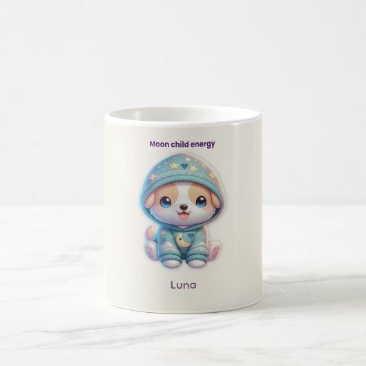 Custom Moon Child Energy Dog Mug (Centre)