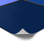 Custom  Mosaic Tile & Pixel Grid Pattern Poster (Hoek)