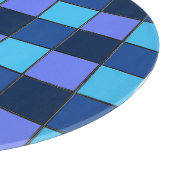 Custom  Mosaic Tile & Pixel Grid Pattern Snijplank (Hoek)