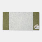 Custom Moss Green Forest Desk Mat (Recto)