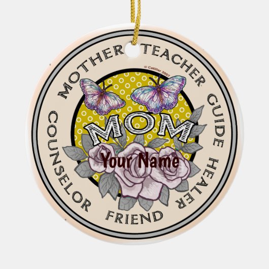 Custom Mother Friend Ornament (Voorkant)