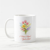 Custom Mother’s Day Bouquet of Flowers Mug (Gauche)