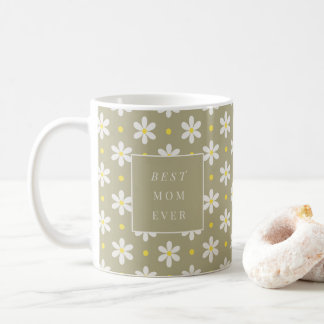 Custom Mother's Day Gift Personalized Daisy Koffiemok