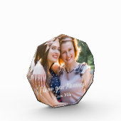 Custom Mother's Day Keepsaké Bloc photo (Gauche)