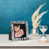 Custom Mother's Day Word Collage Plaque photo (Insitu)