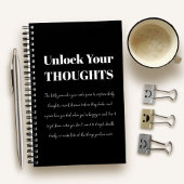 Custom Motivational Journal | Unlock Your Thoughts