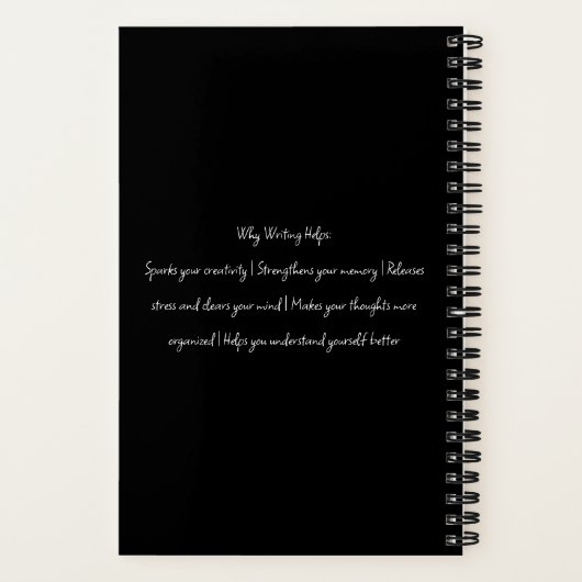 Custom Motivational Journal | Unlock Your Thoughts (Verso)