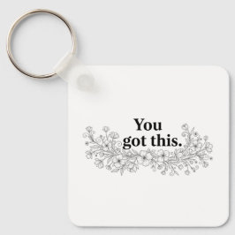 Custom Motivational Keychain