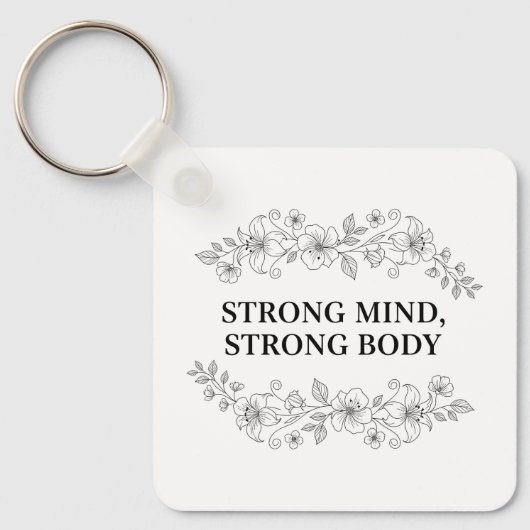 Custom Motivational Keychain (Voorkant)