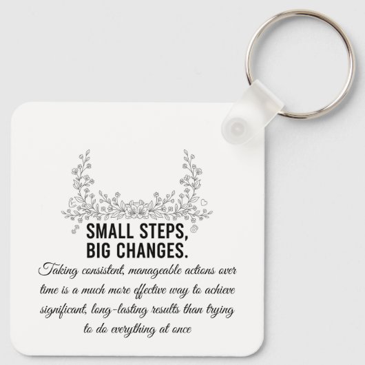 Custom Motivational Keychain (Achterkant)