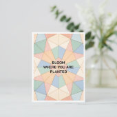 Custom Motivational Post Card Briefkaart (Staand voorkant)