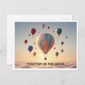 Custom Motivational Quote post card Briefkaart (Voorkant / Achterkant)