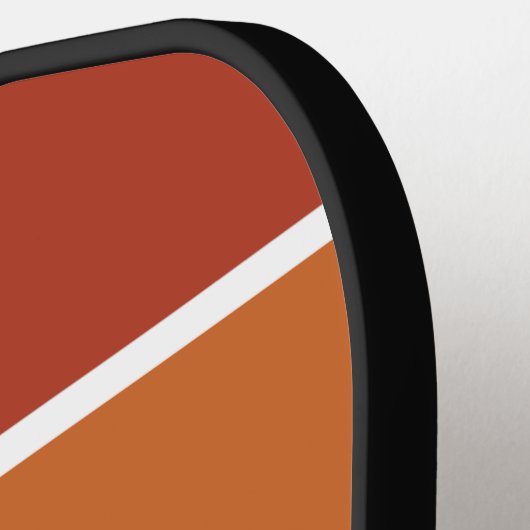 Custom Mountain Sunset Monogram Pickleball Paddle (Links Detail)