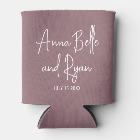 Custom Mountain Wedding Guest Favor Blikjeskoeler (Voorkant)