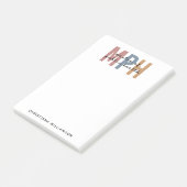 Custom MPH Master of Public Health Afstuderen Post-it® Notes (Schuin)