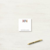 Custom MPH Master of Public Health Afstuderen Post-it® Notes (Op bureau)
