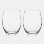 Custom Mr en Future Mrs. Wijnglas Zonder Voet (Rechts)