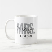 Custom Mr & Mrs Mug Gift for Couples & Newlyweds (Gauche)