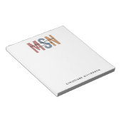 Custom MSN Master of Science in Verpleegkundig Afs Notitieblok (Schuin)