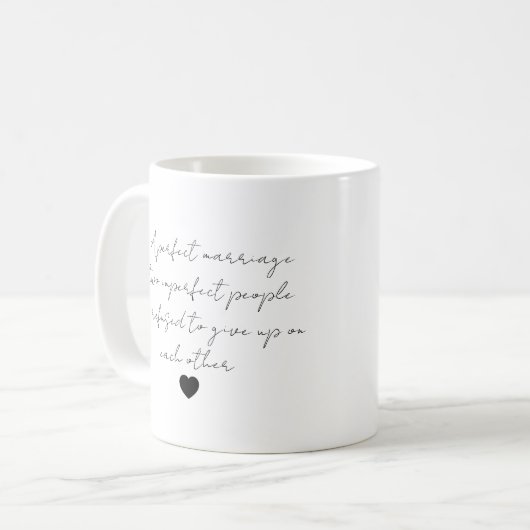 Custom Mug Actual Handwriting Ceramic Mug, Persona Koffiemok (Voorkant links)