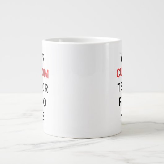 Custom Mug | Add Text, Photo, Logo or Design Here  (Devant)