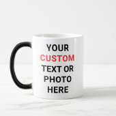 Custom Mug | Add Text, Photo, Logo or Design Here  Magische Mok (Links)