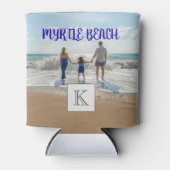 Custom Myrtle Beach Souvenir Sand and Surf Family Blikjeskoeler (Voorkant)