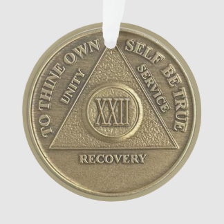 Custom Name | 22 Year Sober Anniversary Medallion