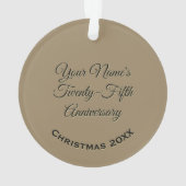 Custom Name | 25 Year Sober Anniversary Medallion (dos)