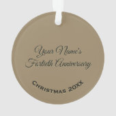 Custom Name | 40 Year Sober Anniversary Medallion (dos)