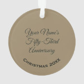 Custom Name | 53 Year Sober Anniversary Medallion (dos)