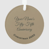 Custom Name | 55 Year Sober Anniversary Medallion (dos)