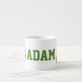 Custom Name Adam Safari Animals Espresso Mug Kop (Voorkant)
