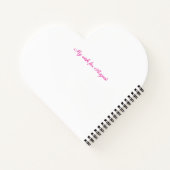 Custom name and wish for August with a cool cat Notitieboek (Achterkant)