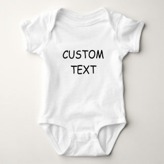 Custom Name Baby, Custom Text Personalized Romper