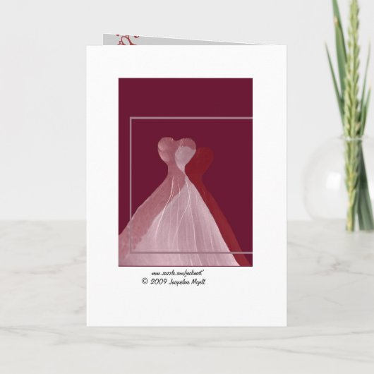 CUSTOM NAME Be My Bridesmaid Roze en rode jurken (Achterkant)