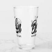 Custom Name Berlin Germany Coordinates Glas (Links)
