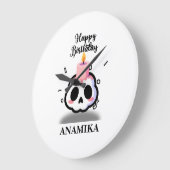 Custom Name Birthday Grote Klok (Hoek)