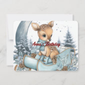 Custom Name Birthday Invitation | Cute Design Kaart (Voorkant)