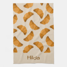 Custom name brown pattern
