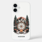 Custom Name Camping Case-Mate iPhone Case (Achterkant)