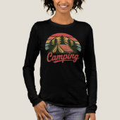 Custom Name Camping Tri-Blend Shirt (Voorkant)