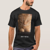Custom Name Cat T-Shirt (Devant)