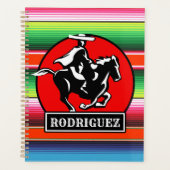 CUSTOM NAME Charro Horse Spanish Mexican Serape (Devant)
